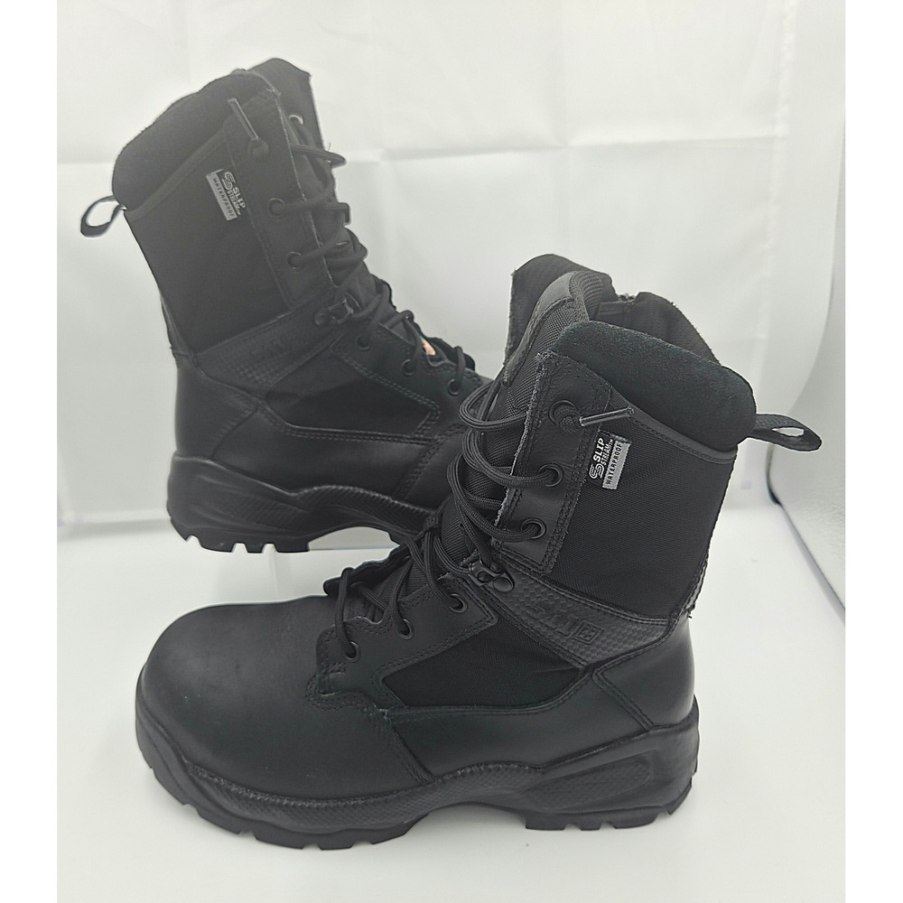 5.11 Tactical ATAC 2.0 8 Shield Waterproof Side Zip Safety Toe Boots 12416 Black